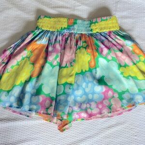 NWT Emily McCarthy Flora Cheetah Drappy Skort Size Large